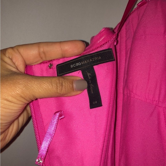 BCBG Hot Pink Barbie Dress - Picture 4 of 4